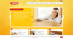 Desktop Screenshot of lakyadler.cz